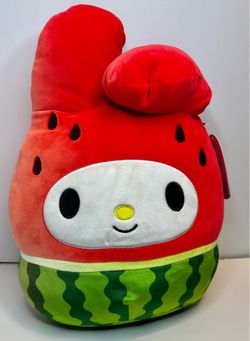 New with tags My Melody Sanrio Hello Kitty Watermelon Squishmallow