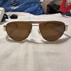 MENS SAMA BOA GOLD S SNAKE SKIN 100% TITANIUM FRAME MADE IN JAPAN FOR MEDIUM-SMALL FACE