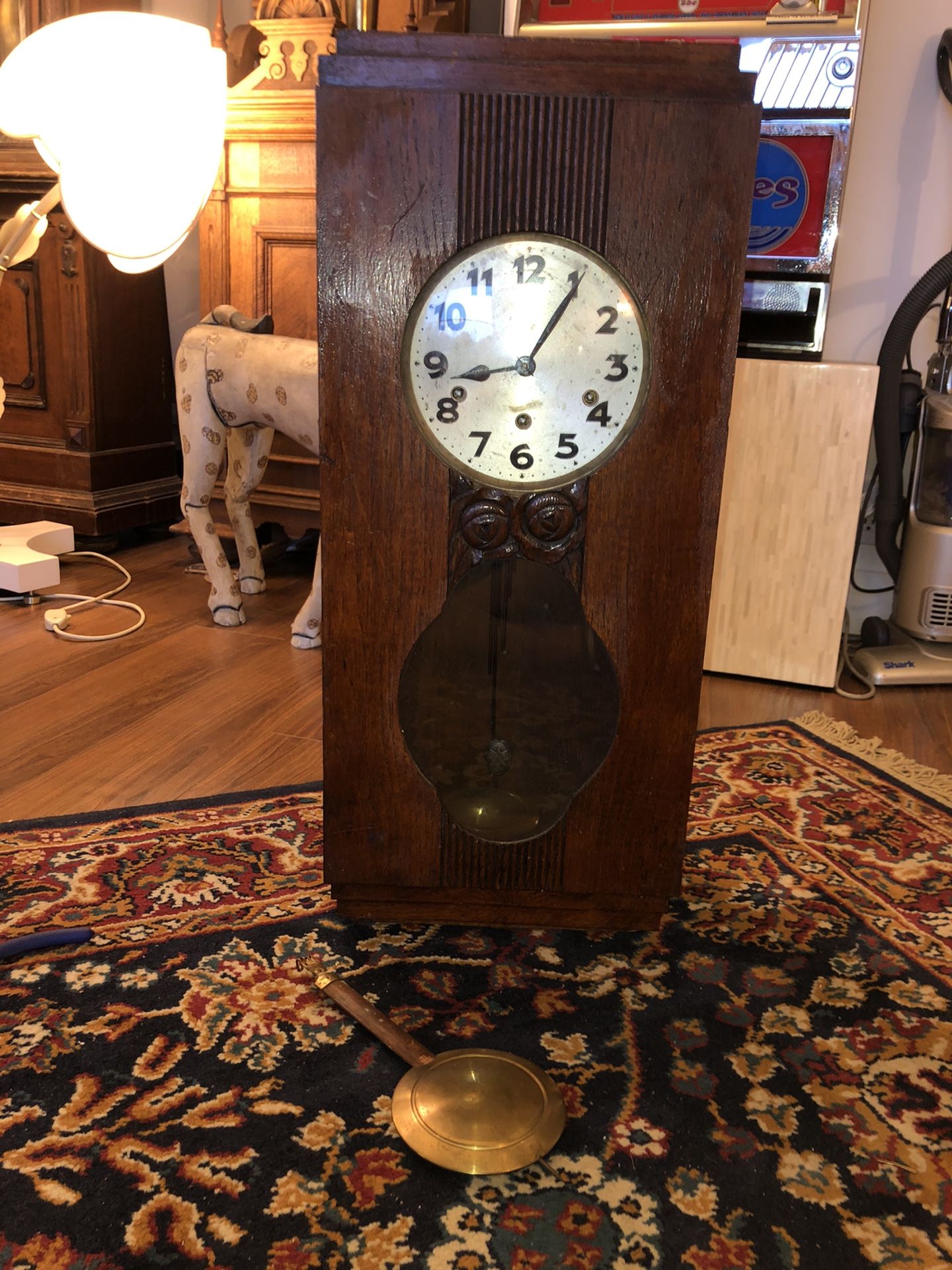 Antique German Junghans Art Deco Clock