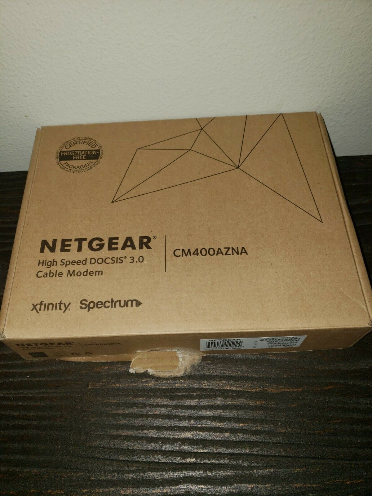NETGEAR CM400 340Mbps 1-Port Gigabit Cable Modem Router (CM400-1AZNAS)