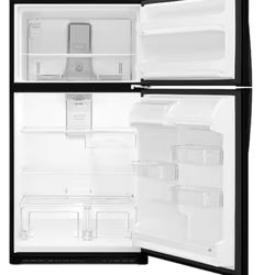 Whirlpool 20.5 cu. ft. Top Freezer Refrigerator in Black