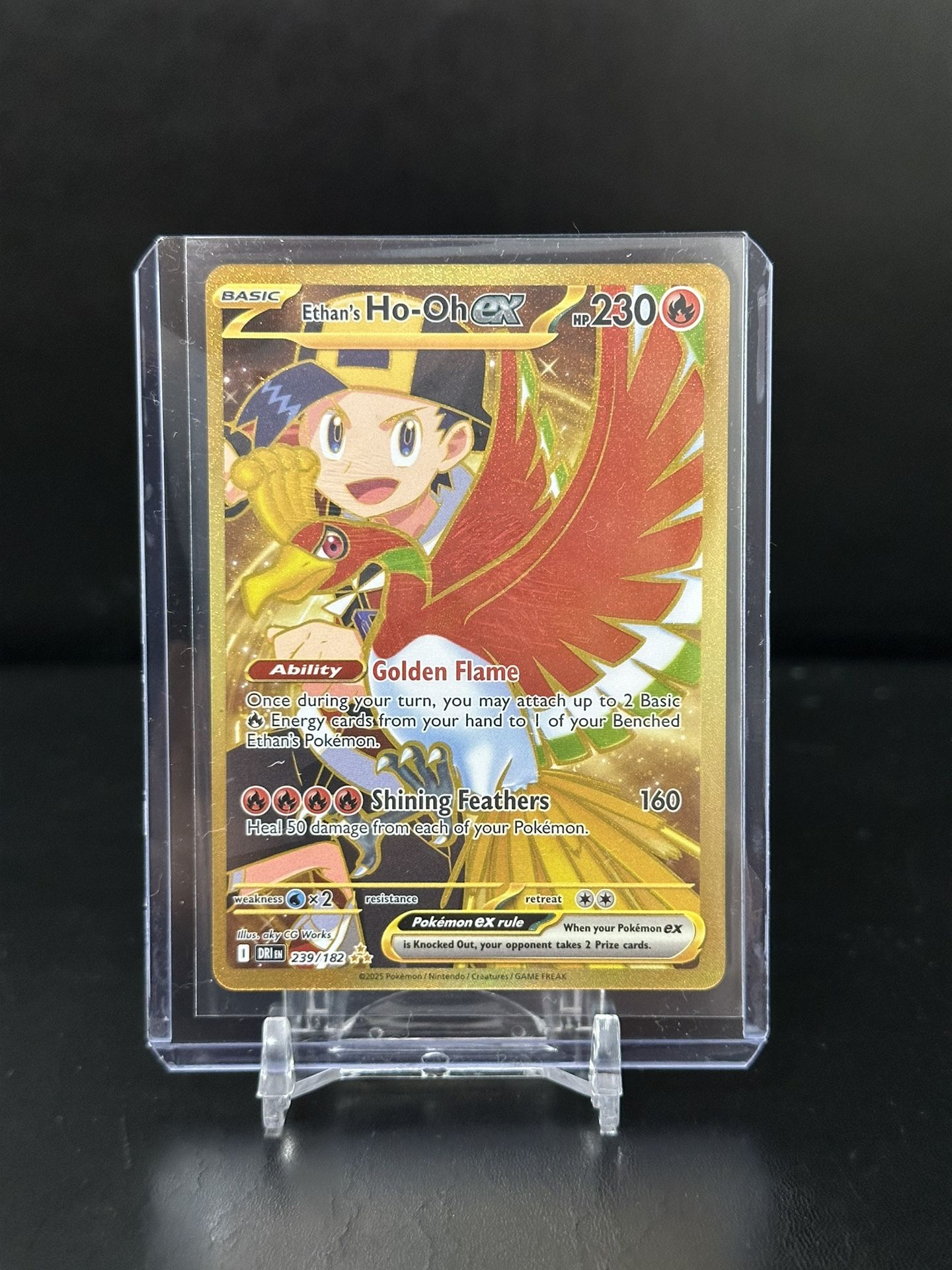 Ethan's Ho-Oh ex - 239/182 - Pokemon Scarlet & Violet Destined Rivals