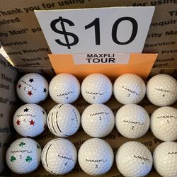 15 MaxFli Tour Golf Balls
