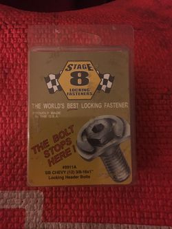 Brand new never use STAGE 8-LOCKING FASTENERS small Block Chevy 3/8-16x1” $20.00