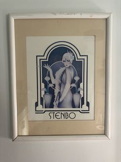 Cute flapper art painting 20obo