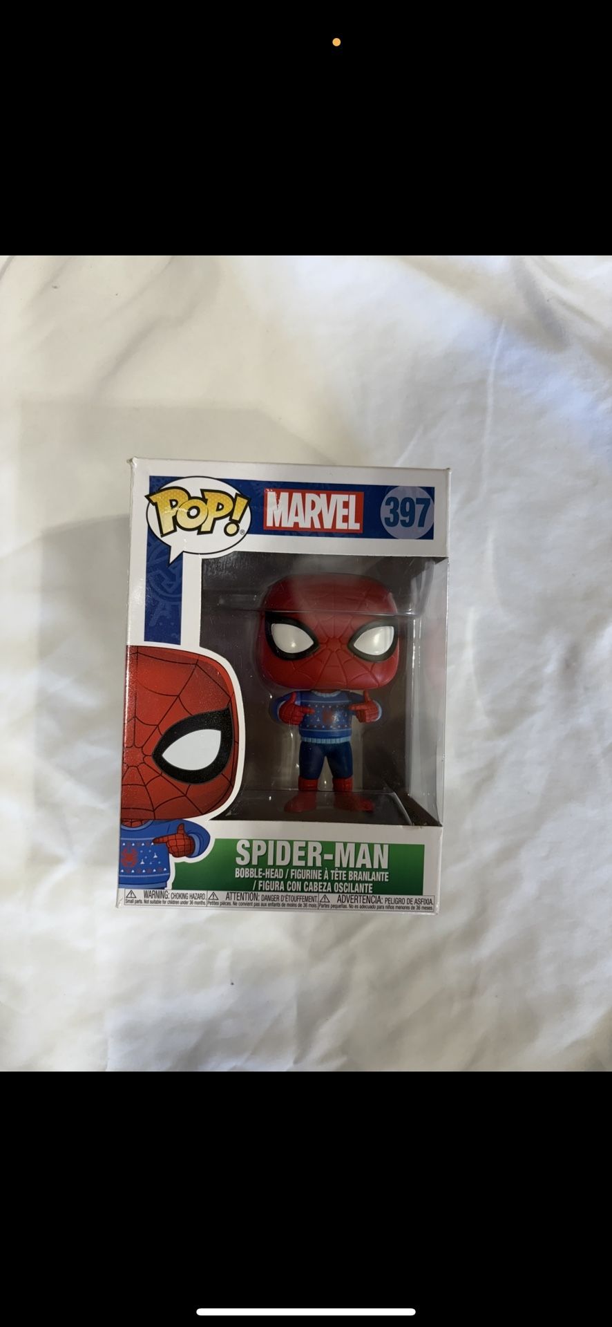 Spider Man Holiday Funko Pop