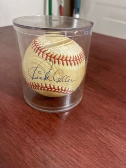 Autographed baseball dick  Allen