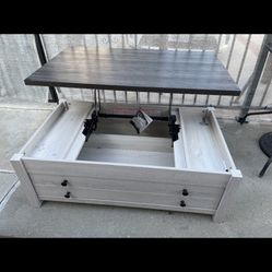 coffee table with lift top