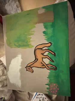 Big horse painting