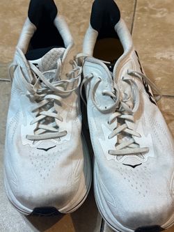 Hoka White Running Sneakers size 14