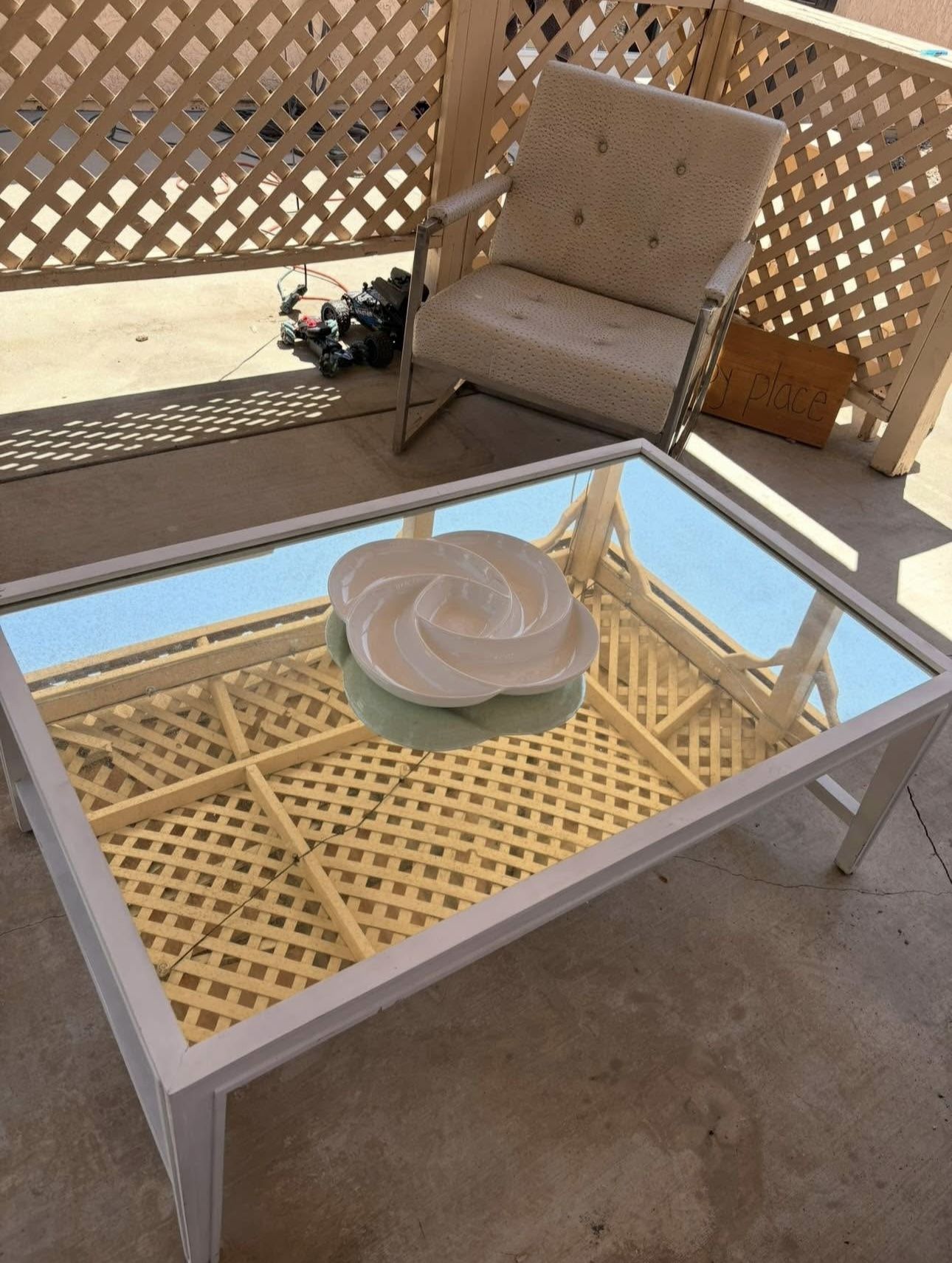 Mirror Top Coffee table