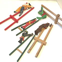 5 Wooden Acrobatic Toys