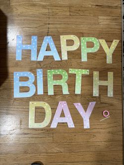 Happy Birthday Decor