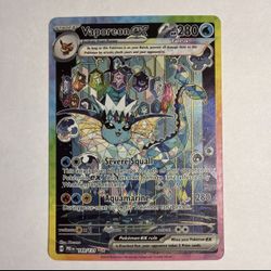Vaporeon full art illustrator