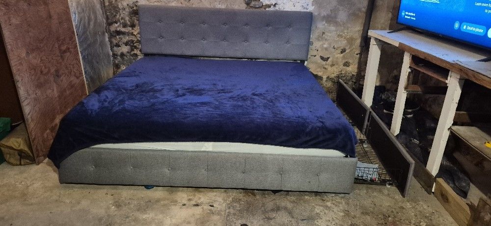 King Sized Bed W/ Mattress