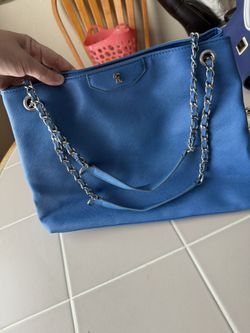 Snob Essentials Blue Handbag