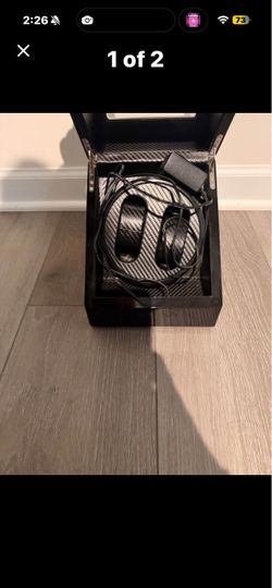 Double Watch Winder with Carbon Fiber Interior