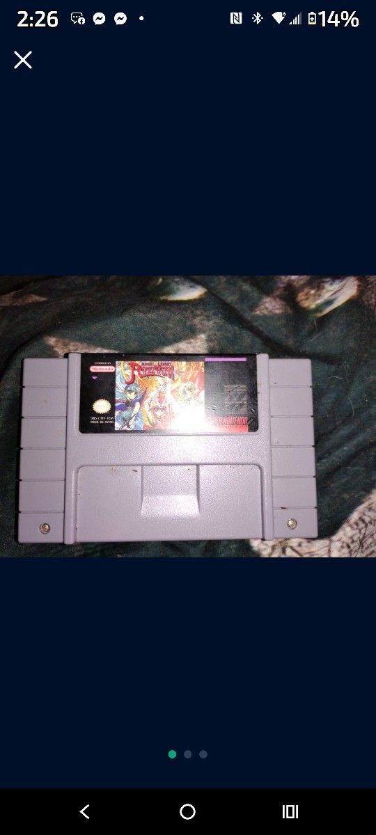 Super Nintendo Game