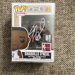 Shaquille O’Neal Orlando Magic Signed Funko Pop 