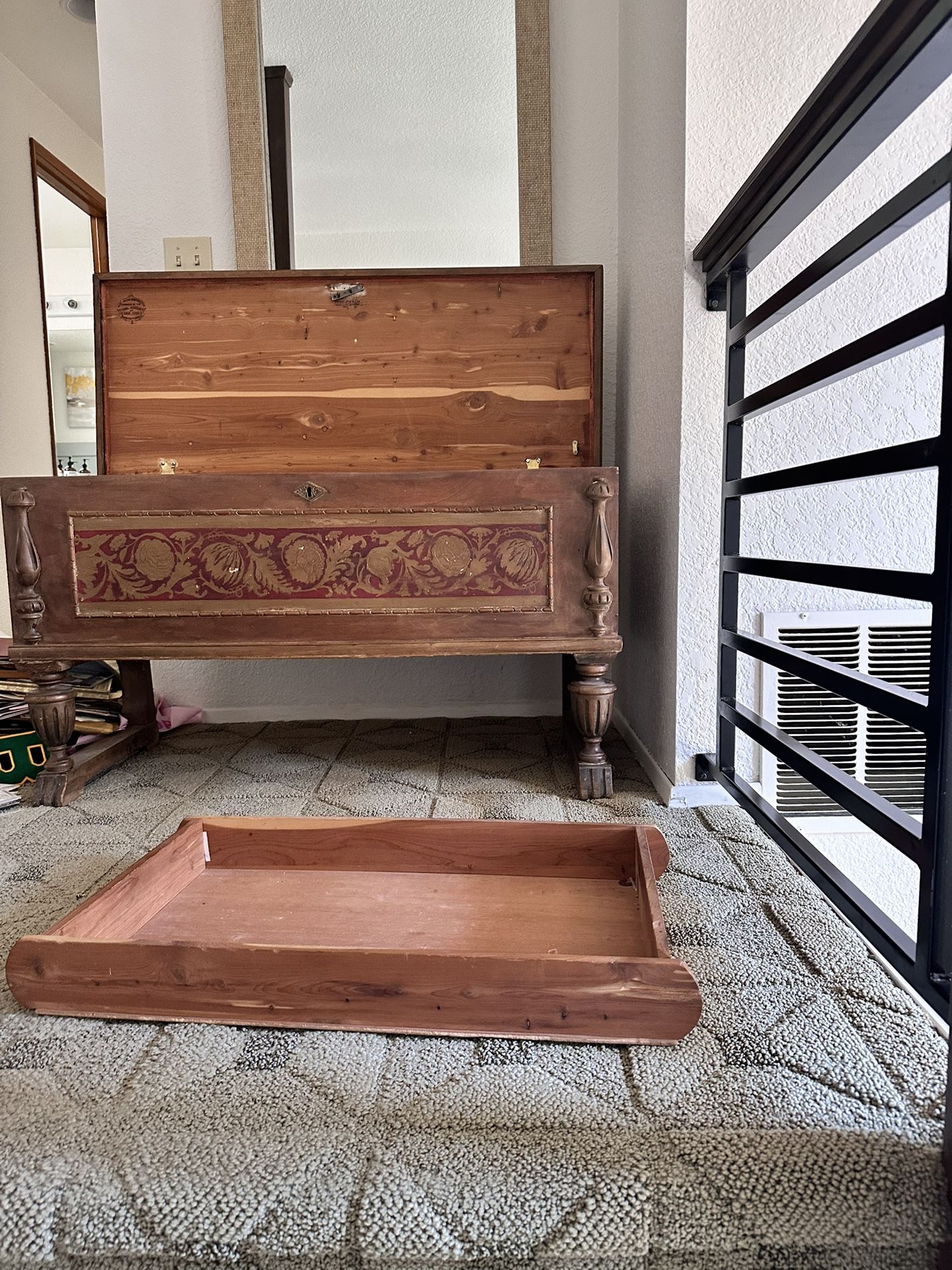 Antique Cedar Chest… Beautiful And Solid