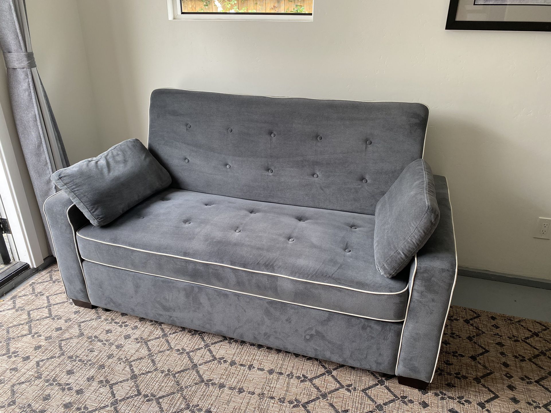 Grey Serta Sleeper Sofa