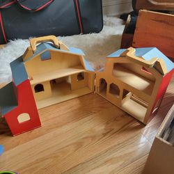 Melissa and Doug Wood Barn-No animals