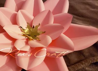 Papel Flower templates