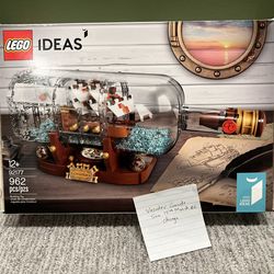 LEGO Idea ship in the bottle reissue 92177