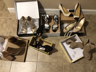 Women’s shoes and heels - size 7.5, 8 and 8.5
