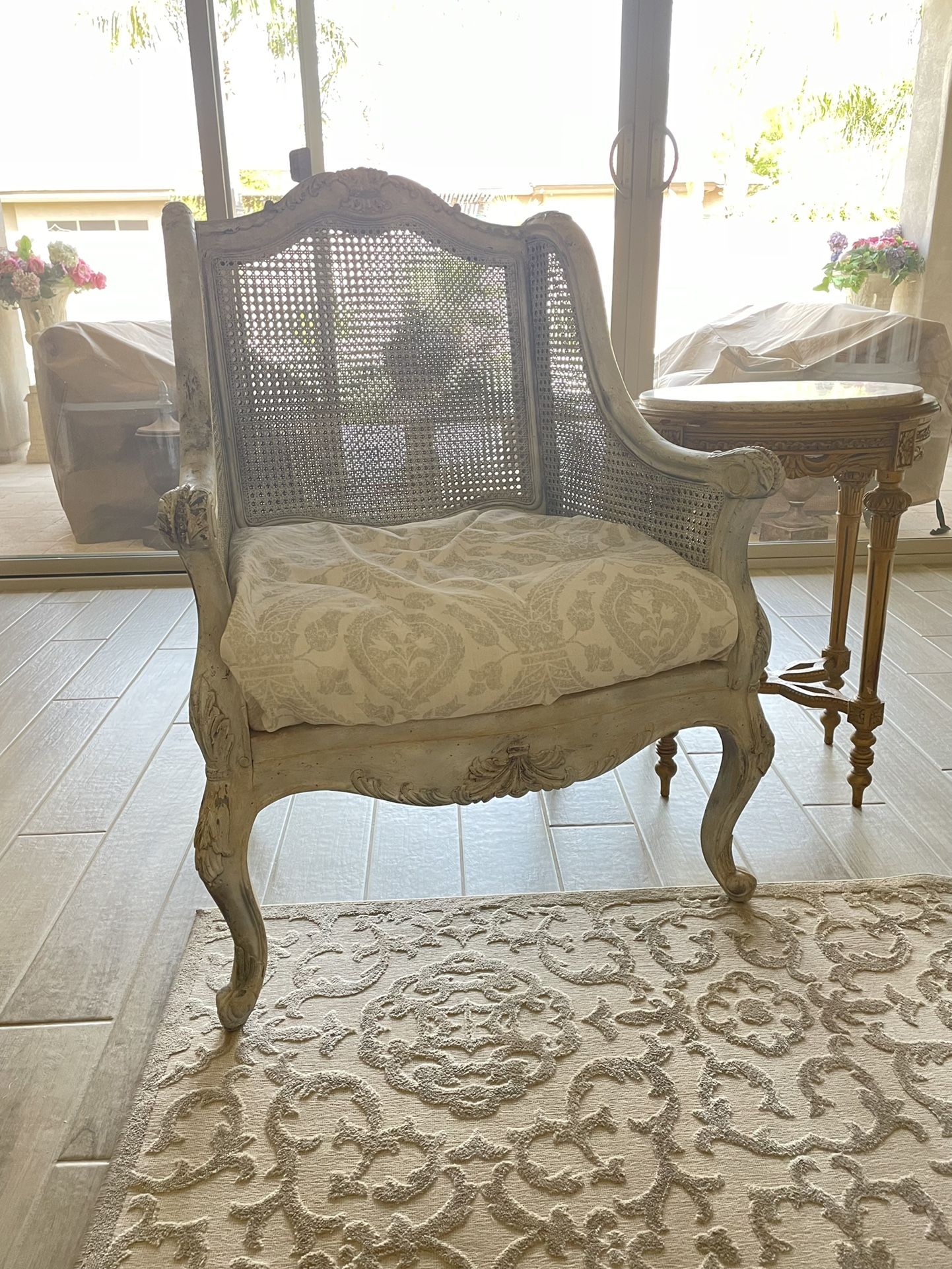 French Cane Armchair