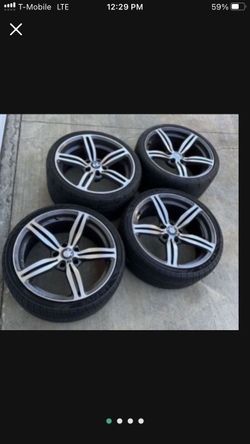 4 X 245/35zr19 275/30r19 5x120 5x4.72 Stock Bmw M5 M6 M4 M Wheels Rims Staggered !!!!!!!!!