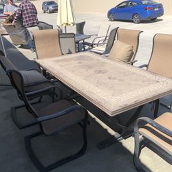 Outdoor Heavy Table And Chairs