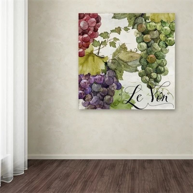 Color Bakery " Wines Of Paris II " by Color Bakery. Wrapped canvas 24 x 24