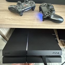 PlayStation 4 Console With 2 Controllers