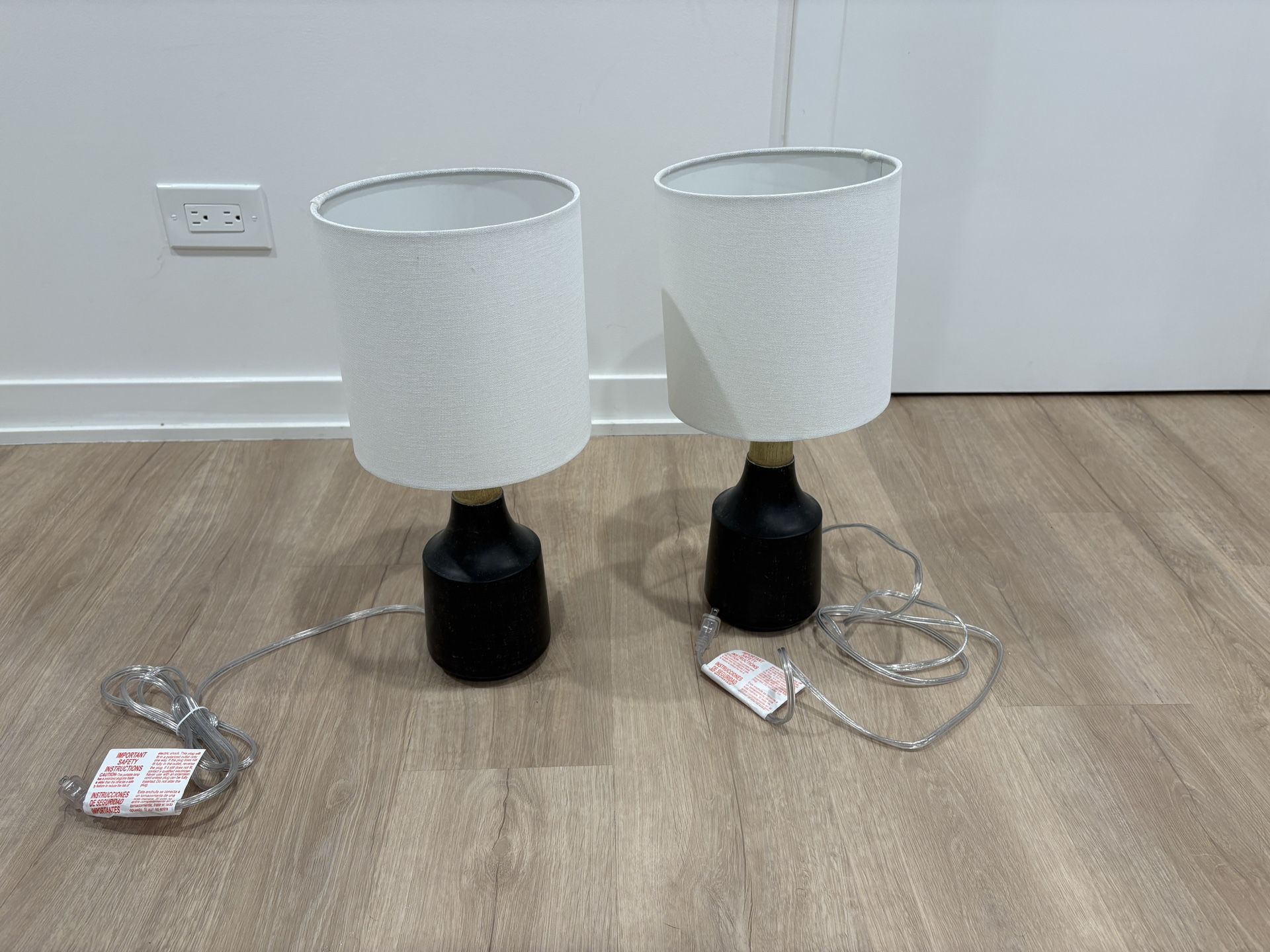 Pair Of Surya Table Lamps