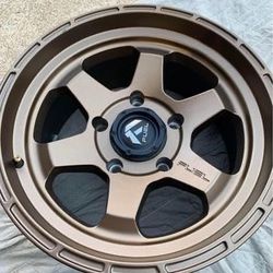 Fuel off road bronze wheel D666 Shok 17”