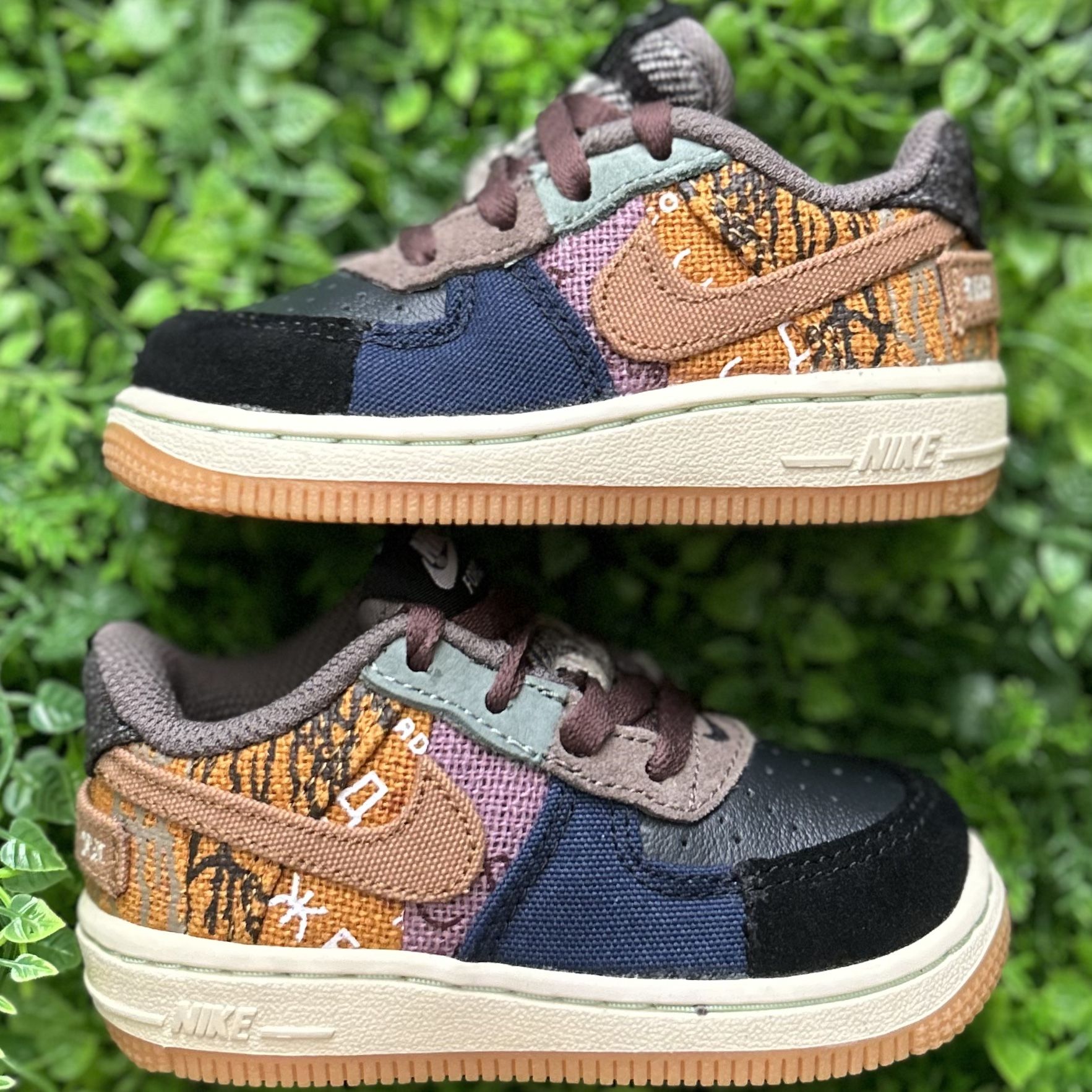 Nike Air Force 1 Low ‘Travis Scott Cactus Jack’ (TD) (Size 6C)