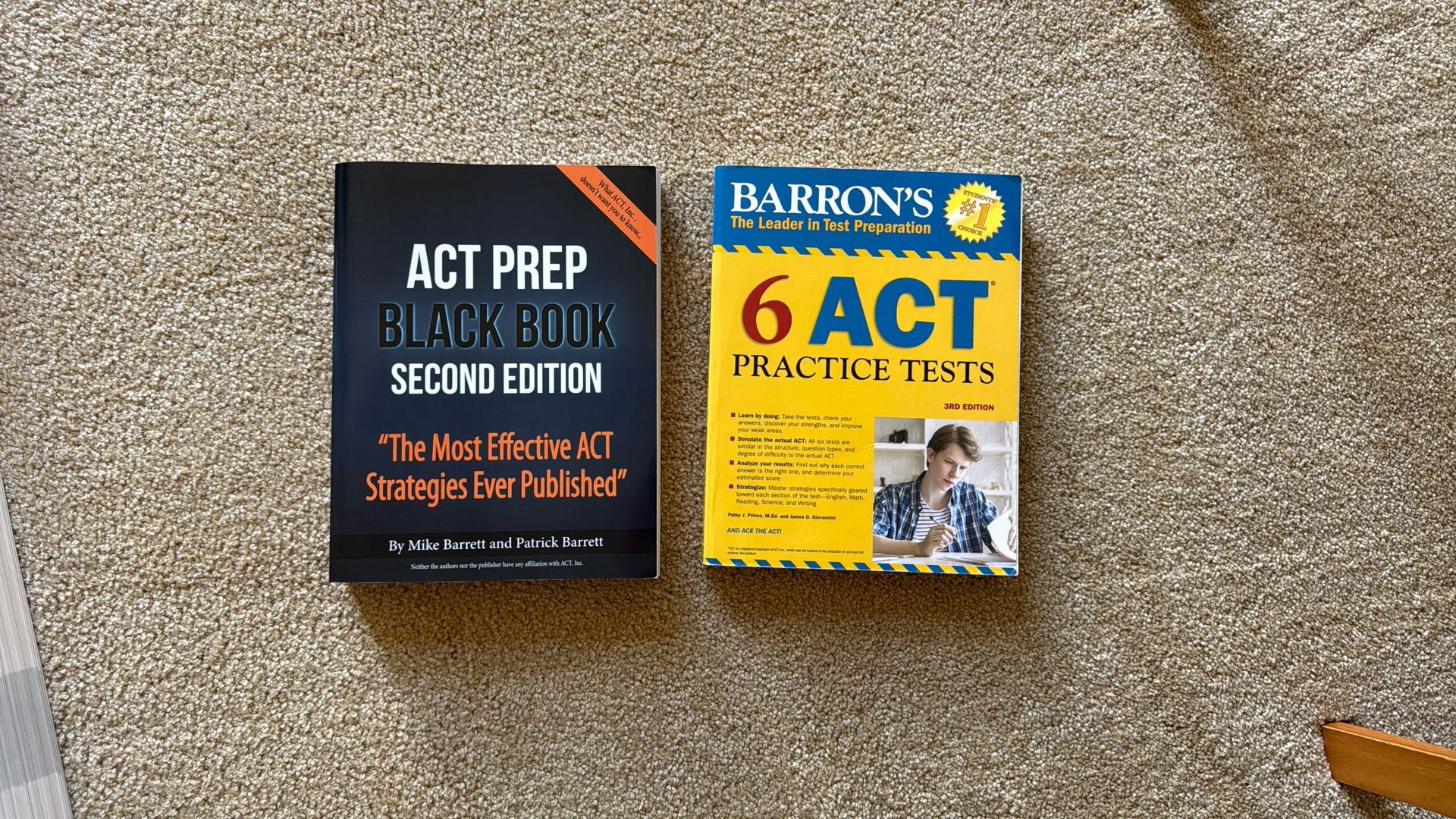 Barron’s 6 ACT PRACTICE TESTS and More