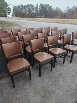 Vintage brown chairs