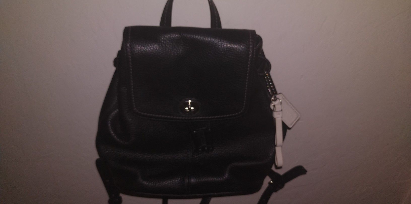 Black Coach Purse/Backpack