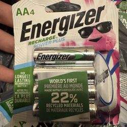 Energizer - Recharge Power Plus AA4 Batteries