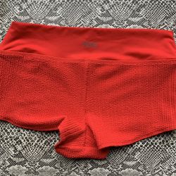 VS PINK Gym To Swim Athletic Shorts Bright Red M BNWT