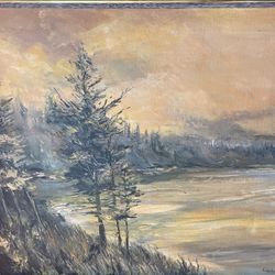 Hand Oil Painting Landscape 