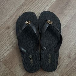 Michael Kors Brown/gold sandals