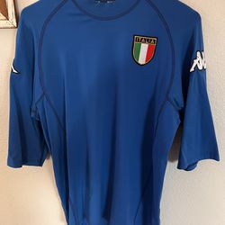 Vibtage 2000/01 Italy Home Football Shirt (XL) Purchased Traveling Abroad Thumbnail