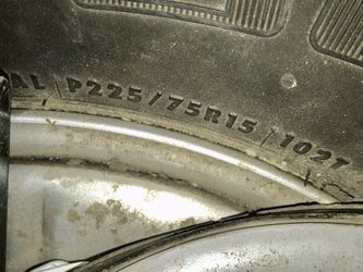 4 tires size 225/85/R15