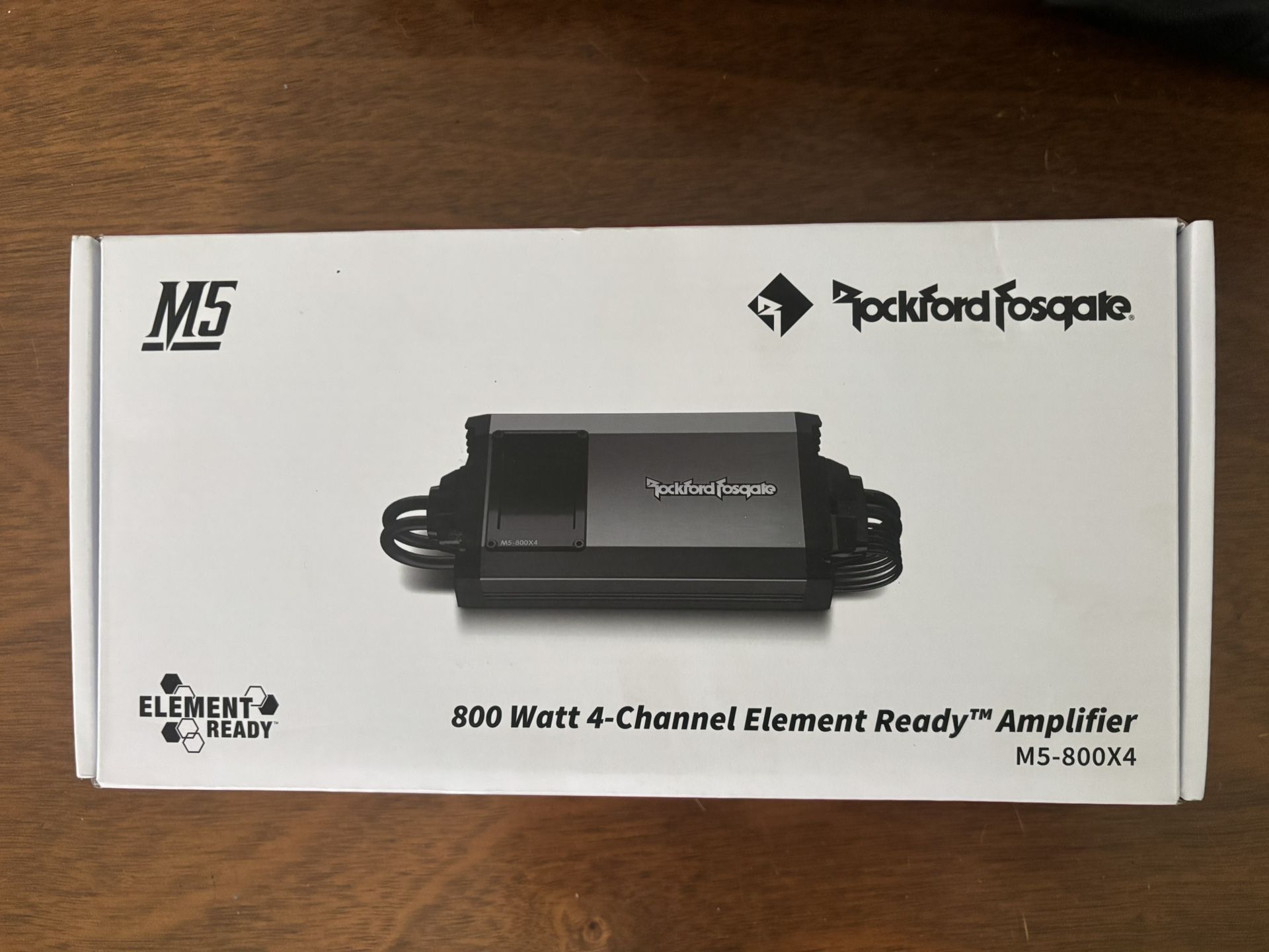 NIB Rockford Fosgate 800 Watt 4 Channel Auto/High Performance/Marine Amplifier