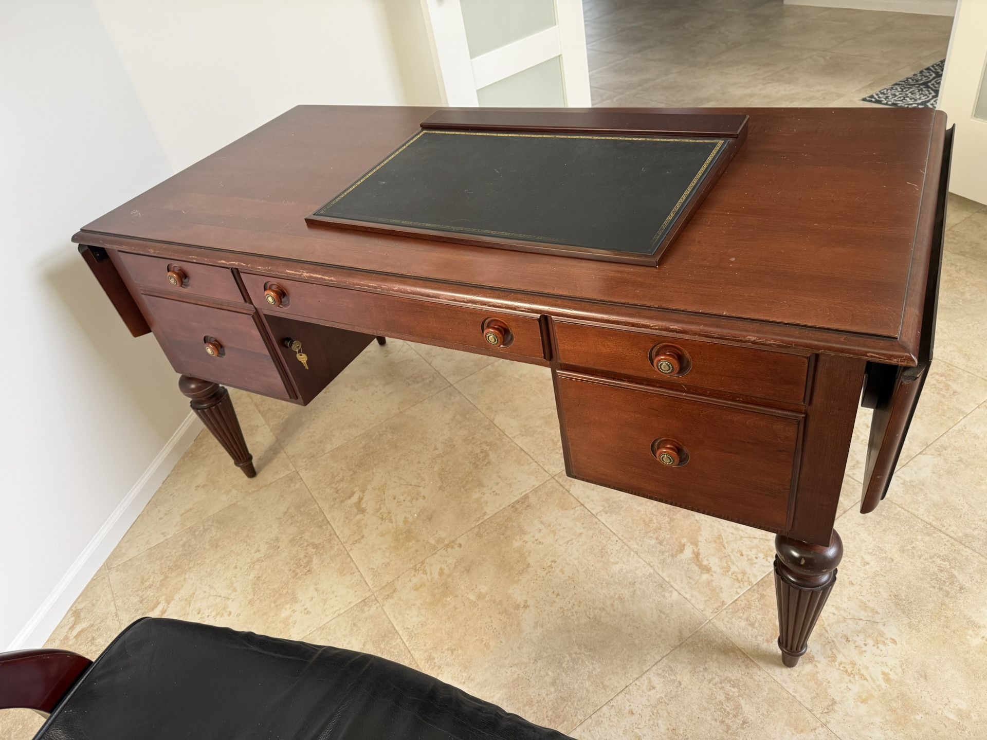 Ethan Allen Drop Leaf Desk