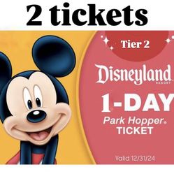 Disneyland Hopper Tickets (2)