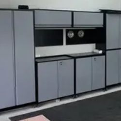 Brand New Unopened Set of 6 Metal Storage Cabinet System for Garages.